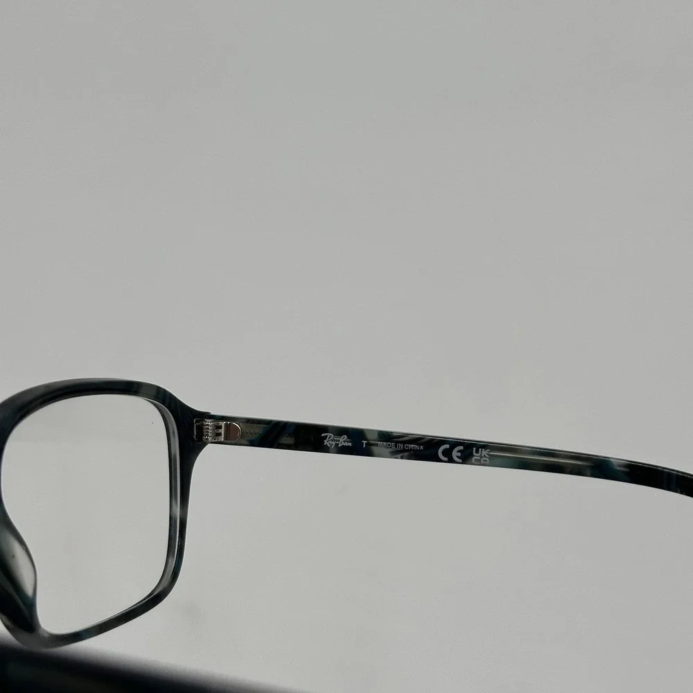 Ray Ban Mens Raimond Large Square Eyeglasses RB5431 Fantasy Blue Frames Only